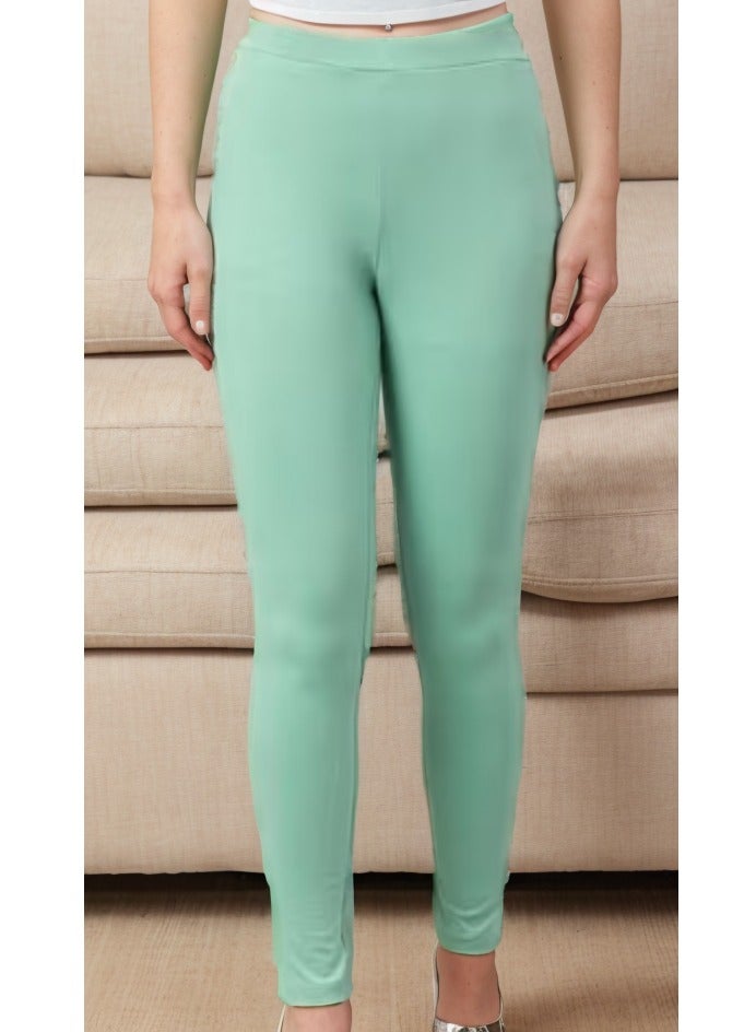 IndHeritage Full length comfy cotton leggings - Image 3