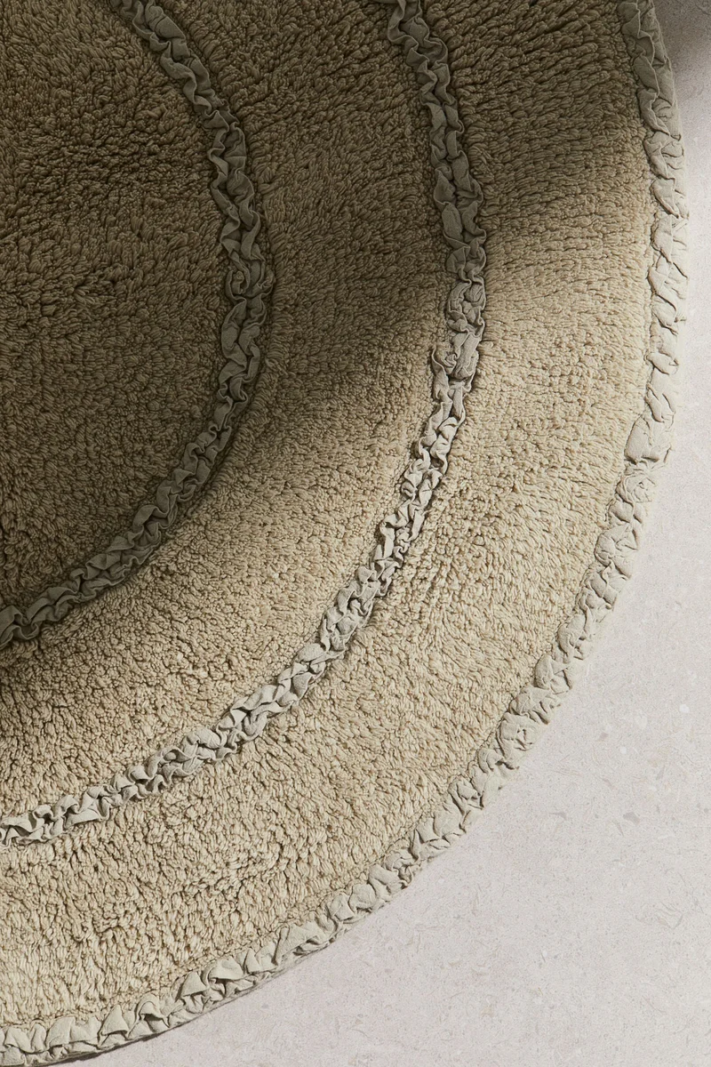 H&M Round cotton bath mat