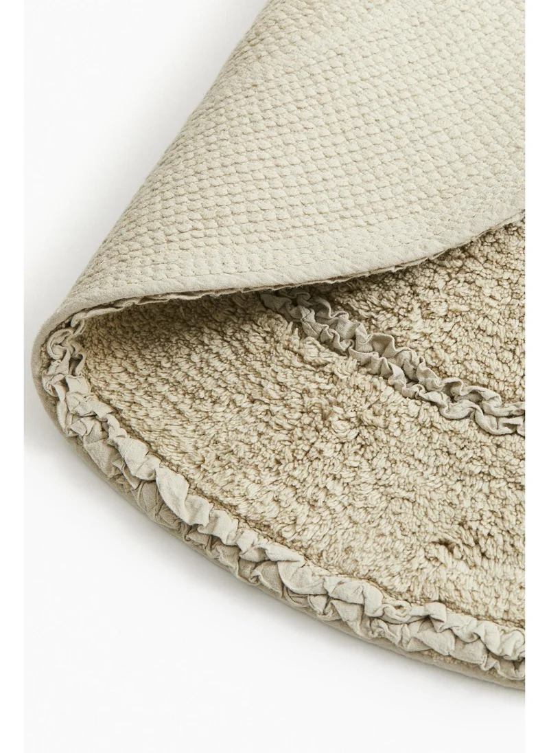 H&M Round cotton bath mat