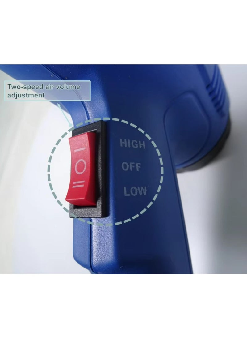 Generic - Electric Heat Gun 220 V Corded Manual Shrink Wrap Heat Gun Machine And Hot Air Adjustable Machine For Shrink Wrapping  Soldering Paint Stripping - Image 1