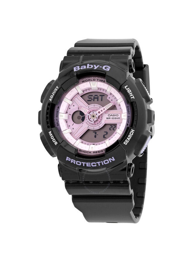 كاسيو ساعة يد من الراتينغ بعقارب ورقمي BA-110PL-1ADR - Image 1