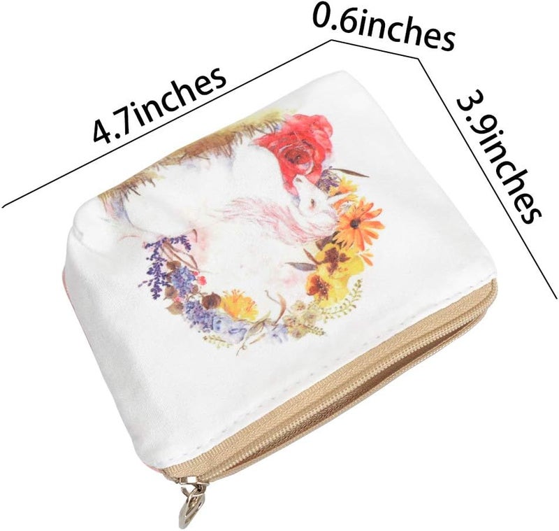 ARRIZO Women and Girls Cute Fashion Coin Purse Wallet Bag Change Pouch Key Holder - Image 3