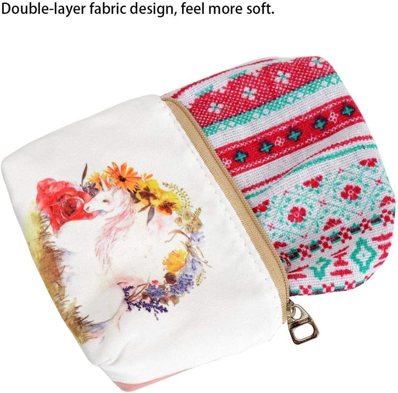 ARRIZO Women and Girls Cute Fashion Coin Purse Wallet Bag Change Pouch Key Holder - Image 4