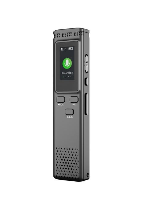 16GB Digital Voice Recorder Voice Activated o Recording Noise Reduction with Playback MP3 Music Player 72hrs Recording Files Device Support Password for Lectures Meetings Class Interview