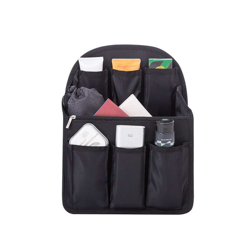 Factory direct large capacity travel backpack womens inner bag backpack Korean schoolbag bag bag finishing bagElegant Black A Extra Large Elegant Black A Extra Large