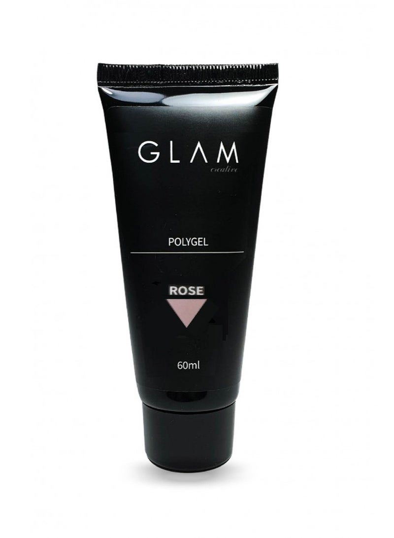 GLAM Rose Poly Gel 60 ml - Image 1