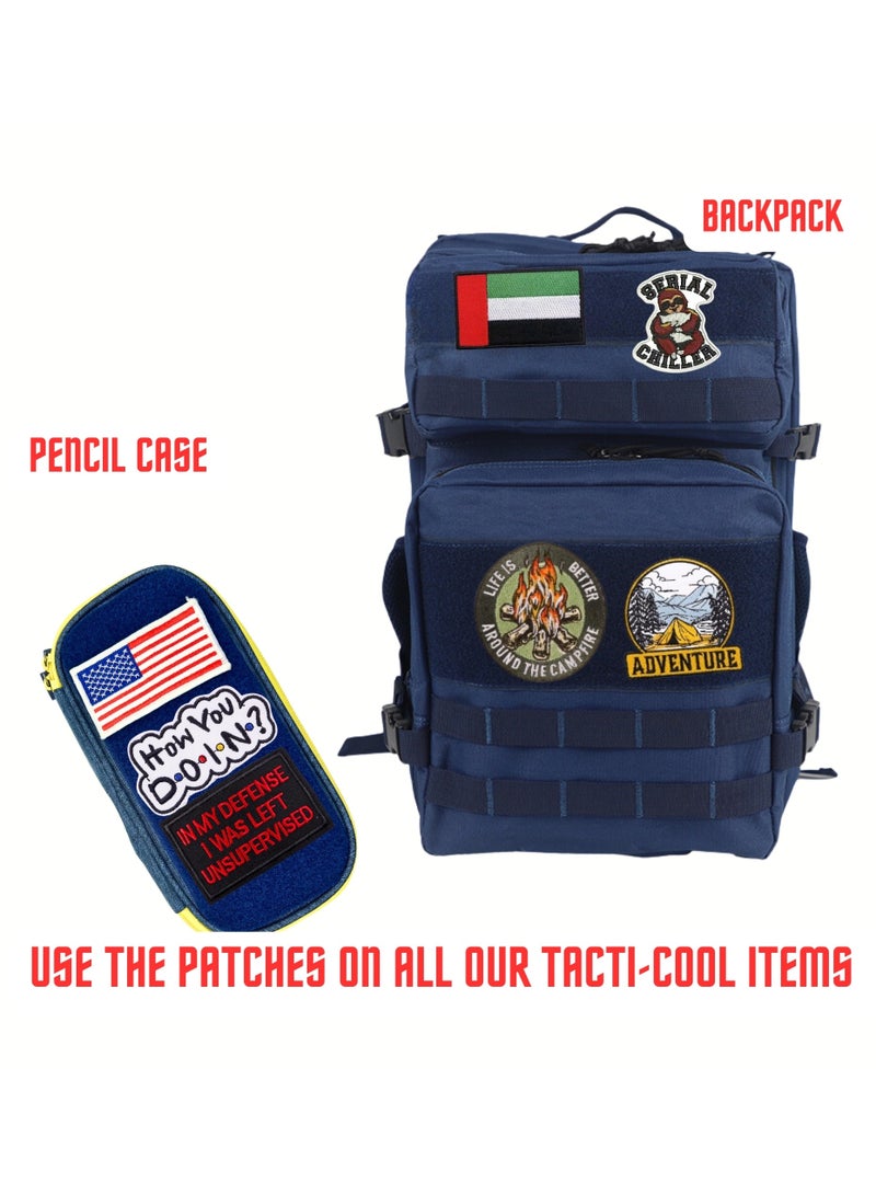 Project Nomad Velcro Hook Patch, Tacti-Cool ADVENTURE  Collection, Jeep  for bag/vest, tech gadgets for kids & adults, for school backpack, for pencil case, for gym bag, gift for men/women 6.4x7.3 - Image 4