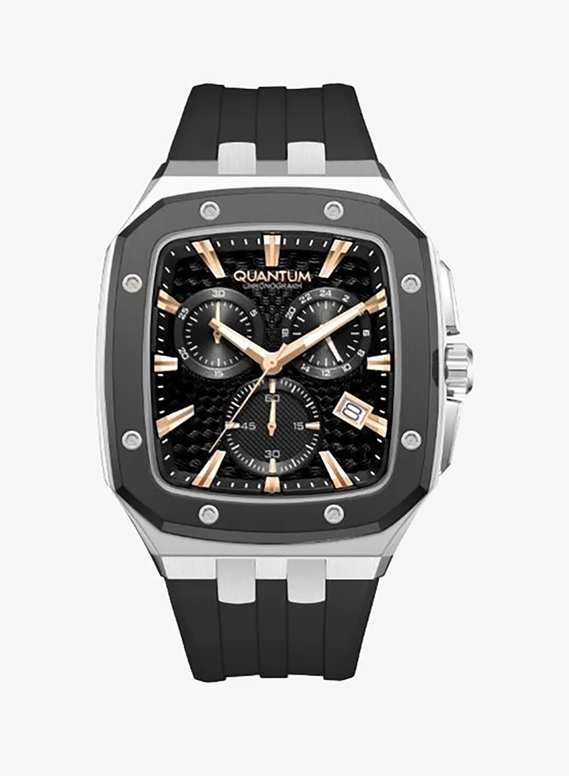 Quantum Men's Silicone Analog Watch HNG1033.552 - 44 mm