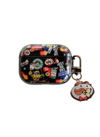 For Airpods4 Generation Bluetooth Headset Protective Cover For Apple 3 Generation/Pro2 Cartoon Soft Case Cute Personality Pendant-Color:IMD Soft Shell-Tide Brand Label (with Pendant)-Applicable Model:Airpods 3 Headphone Set - pzsku/ZF32C1C1F1140DD4CC053Z/45/1747672956/f72ca192-cdee-4abc-9eeb-cffd8c7b3829