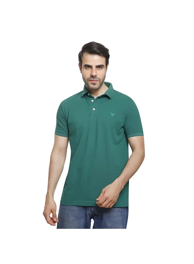 Coup Coup - Solid Polo-Shirt with Short Sleeves