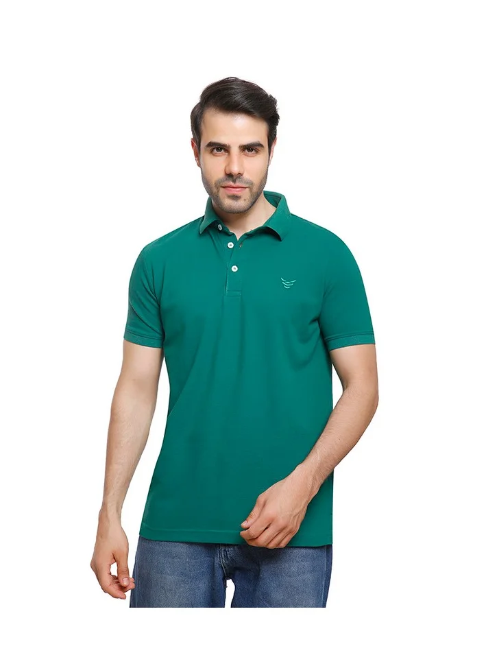 Coup Coup - Solid Polo-Shirt with Short Sleeves