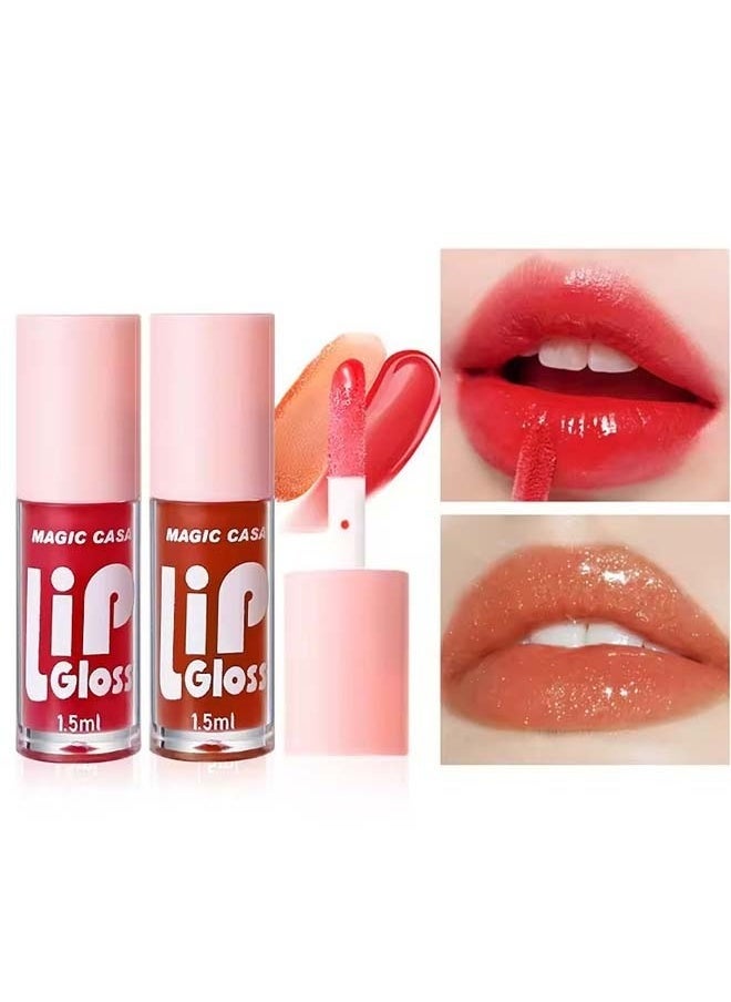 Magic - 6pcs/set Hydrating Jelly Lip Oil long-lasting Moisturizing smooth shimmering Lip Hydrating Liquid - Image 1