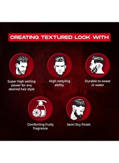 GATSBY Gatsby Texturizing Clay - Bold Layer | Hair Styling Clay For Strong Textured Finish Casual-Messy Hairstyle | Natural Shine Look | Super High Setting Power | Hair Wax For Men | 73gm  - Image 4
