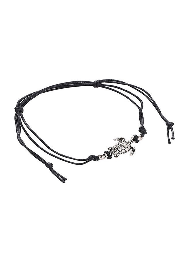 NIBEMINENT - Alloy Woven Vintage Style Turtle Anklet - Image 1