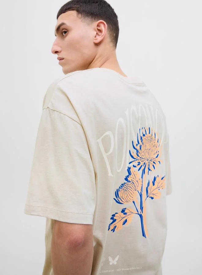 JACK & JONES Jack & Jones Graphic Print Crew Neck T-Shirt