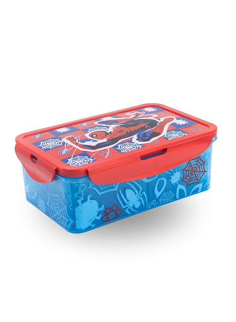 Spiderman Lunch Box Sandwich Box Food Container with removable multi compartments and easy locking mehanism 1190 ml