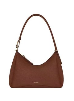 New Umi Underarm Bag Premium Leather Womens Shoulder Cognac color