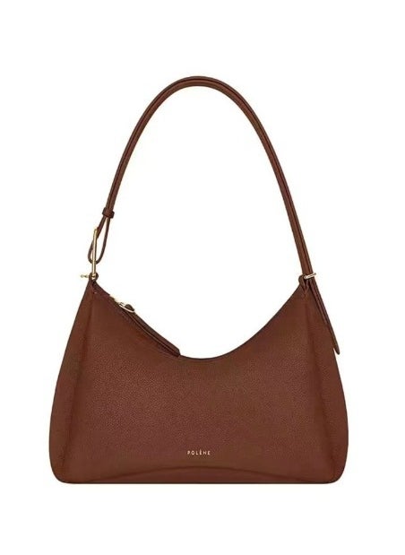 Generic - New Umi Underarm Bag Premium Leather Womens Shoulder Cognac color - Image 1