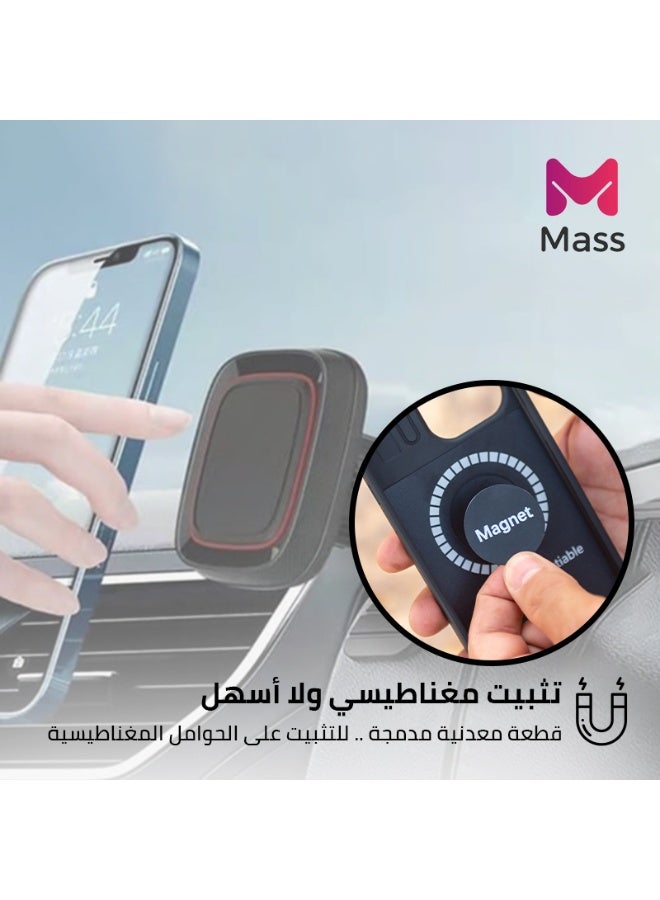 ماس جراب حماية من مادة TPU 6x1 من Mass Infinity، نحيف مقاوم للصدمات، مع دعم للوحة معدنية، وفتحة SIM مدمجة، وحماية متينة من السقوط، متوافق مع أجهزة Magsafe وiPhone (تيتانيوم، iPhone 17 Pro) - Image 4