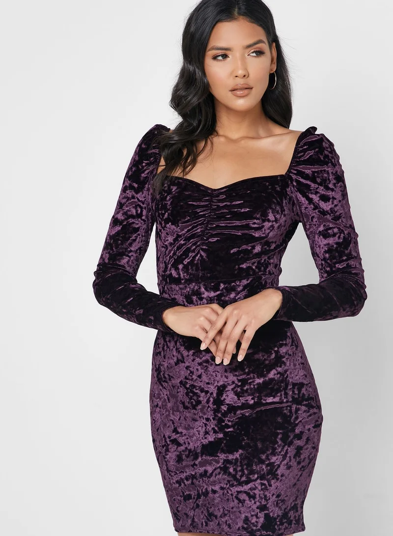 DOROTHY PERKINS Sweetheart Velvet Dress