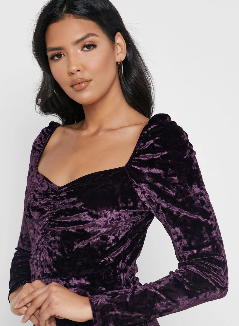DOROTHY PERKINS Sweetheart Velvet Dress