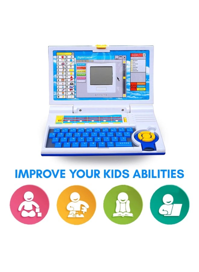 Kids Educational Laptop Toy – Interactive English Learning Computer with Mouse & 20 Fun Activities – Teaches Spelling, Alphabet, Numbers, Music & Educational Games – Early Learning Laptop for Kids, Toddlers & Children – Best Gift for Boys & Girls - Image 4