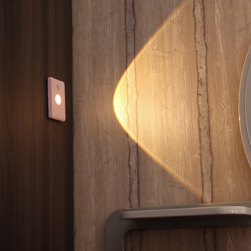 Motion Sensor LED Night Light: White Rechargeable Magnetic Attraction - Intelligent Sensing Compact Design for Bedroom, Wall and Cabinet Use - Image 3