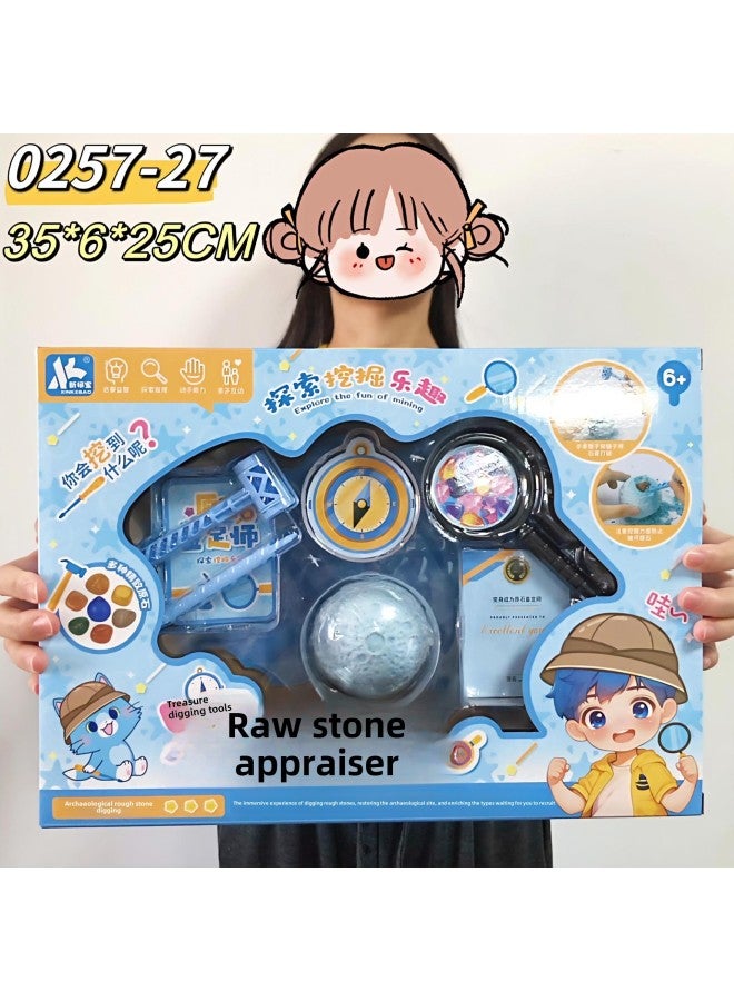 Training Institution Renewal Gift Archaeological Excavation Dinosaur Toy Plaster Doll Handmade DIY Creative Production Toy-Color:Insect Excavation - Image 3