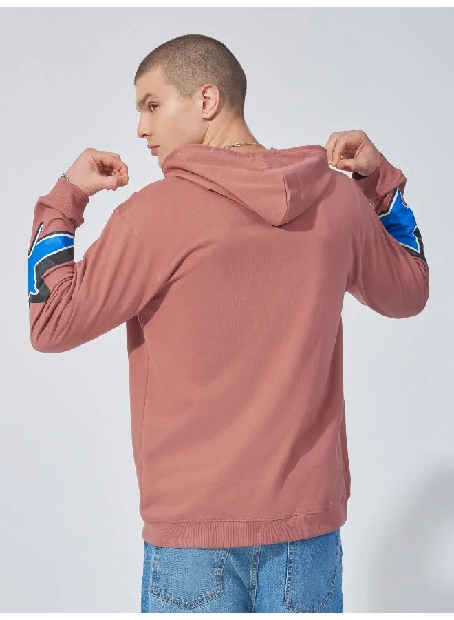 Maniac  Maniac Mens Printed Hooded Neck Full Zip Full Sleeve White Onion Cotton Sweatshirt for Men | Best Price UAE