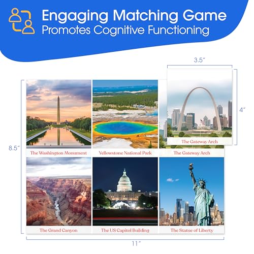 Keeping Busy Match The Photo Game with Fun Facts Set 4 Matching Games for Adults Dementia Activities for Seniors Activities for Dementia Patients Alzheimers Activities for Elderly with Dementia - Image 5