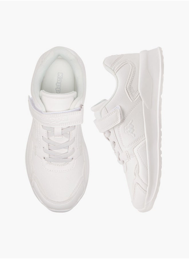 Kappa Boys' Logo Detail School Shoes with Hook and Loop Closure  - Image 1