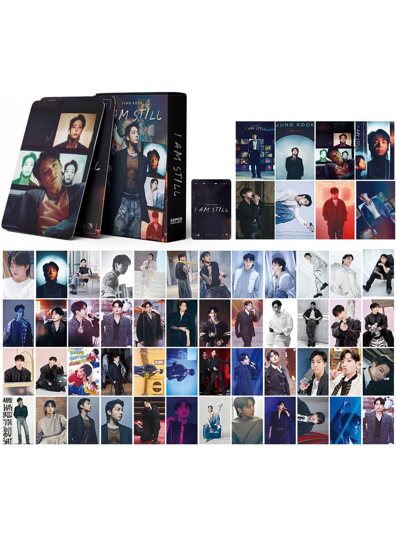 55pcs JUNGKOOK LOMO Card K-POP I AM Still Album Card 2025 K-POP Merch Poster for Fans Photocards 2025 Fan merchandise Photo album - Image 1