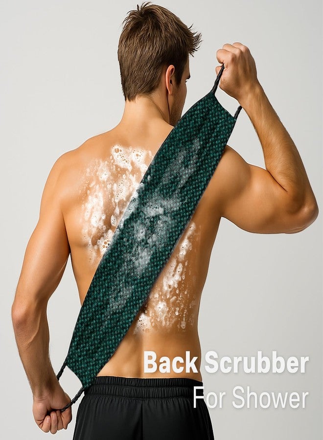 Yiclick Dual-Textured Exfoliating Washcloth Towel - Back Scrubber for Use in Shower Bath, Exfoliating Body Scrubber Exfoliator, Japanese Exfoliate Loofah Lufa Sponge Wash Cloth for Women Men - Image 3
