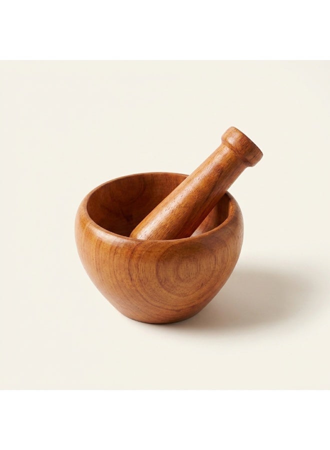 Rose Wood National هاون ومدقة من خشب الزان الطبيعي - Image 2