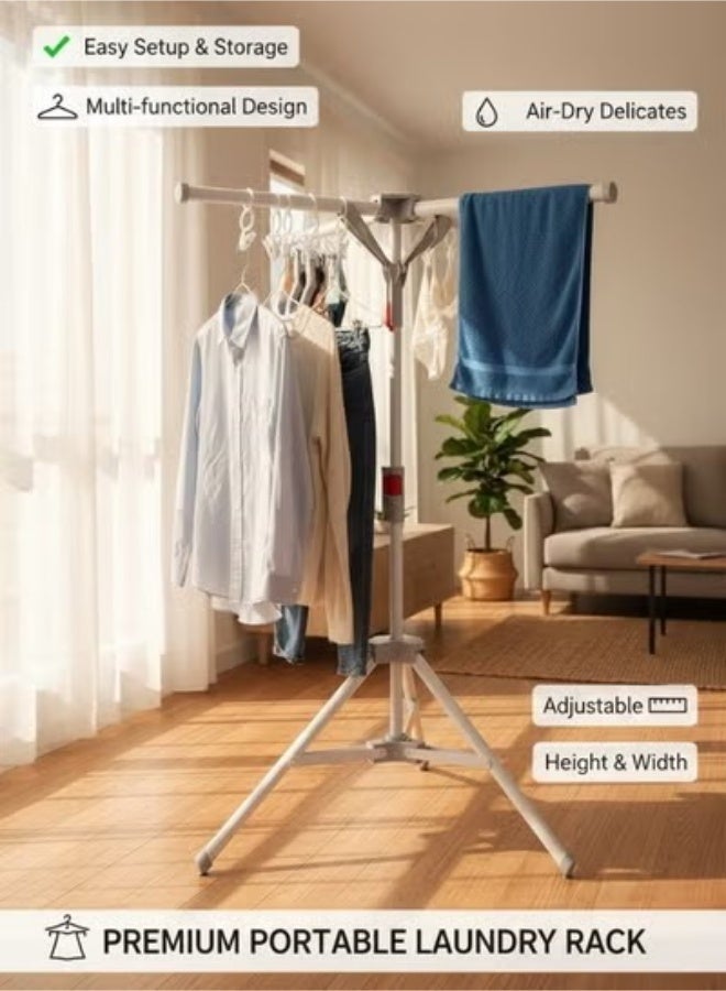 ZEESQUARE Premium Foldable Clothes Drying Stand | Space-Saving Laundry Drying Rack - Image 5