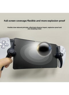 Generic Suitable For Sony Sony PlayStation Portal PS5 HD PET Film Game Machine Hydraulic Soft Film-Color:Frosted Hydrogel Film * Positioning Sticker (bare Piece)  - Image 5
