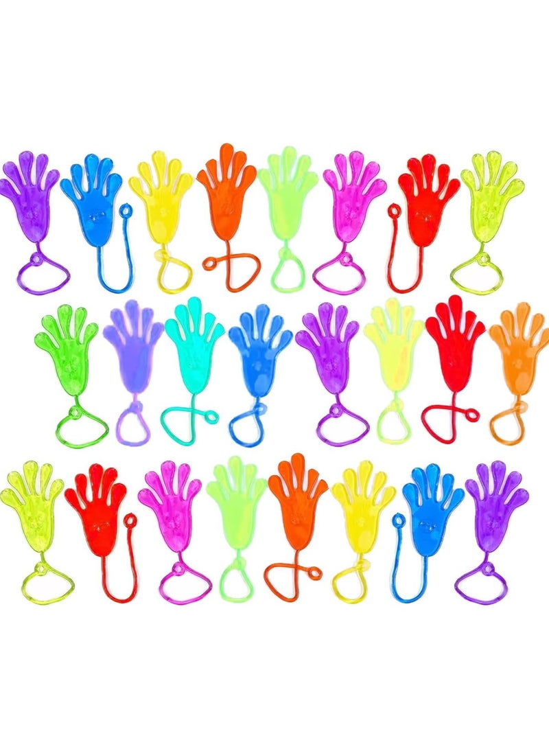 المنزل الذكي هوم سمارت لزجة اليد ألوان متنوعة للأطفال أصابع لزجة الأيدي تململ لعبة حسية لصالح الحفلات 12 قطعة - Image 1