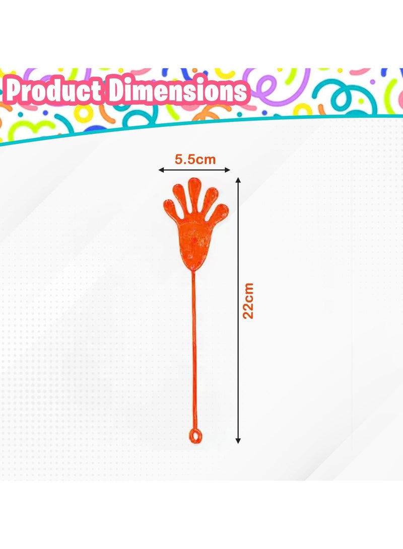 المنزل الذكي هوم سمارت لزجة اليد ألوان متنوعة للأطفال أصابع لزجة الأيدي تململ لعبة حسية لصالح الحفلات 12 قطعة - Image 3