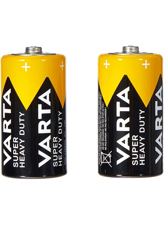 VARTA - 2 Pieces Super Life C Zinc Carbon Batteries - Image 1