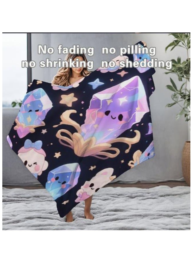 عام بطانية رقيقة من الفانيلا الكرتونية للأطفال أو الطلاب (دافئة ومريحة ومناسبة للنوم والألعاب) 100 سم * 150 سم - 74 - Image 5