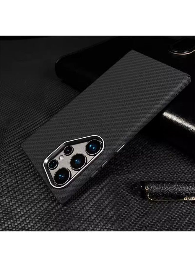 For Samsung Luminous Magnetic Phone Case Kevlar Texture All-inclusive Protective Multiple Models Available