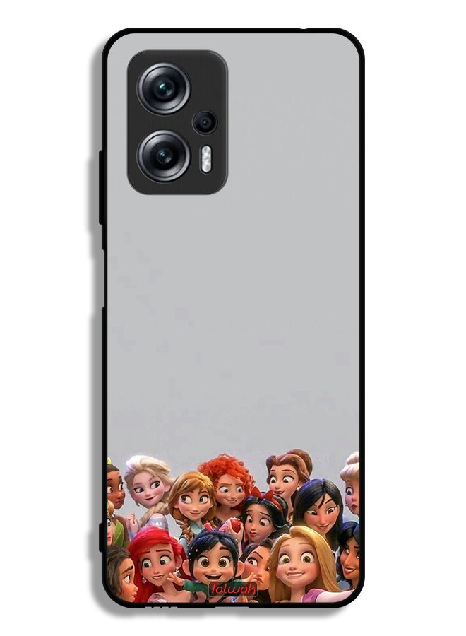 Tolwak Xiaomi Redmi Note 11T Pro 5G Protective Case Cover Friends Forever - Image 2