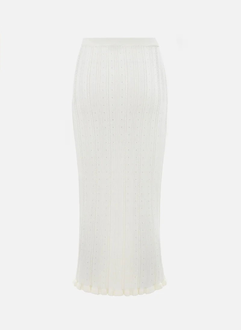 Lichi  Openwork knitted midi skirt for Women | Best Price UAE