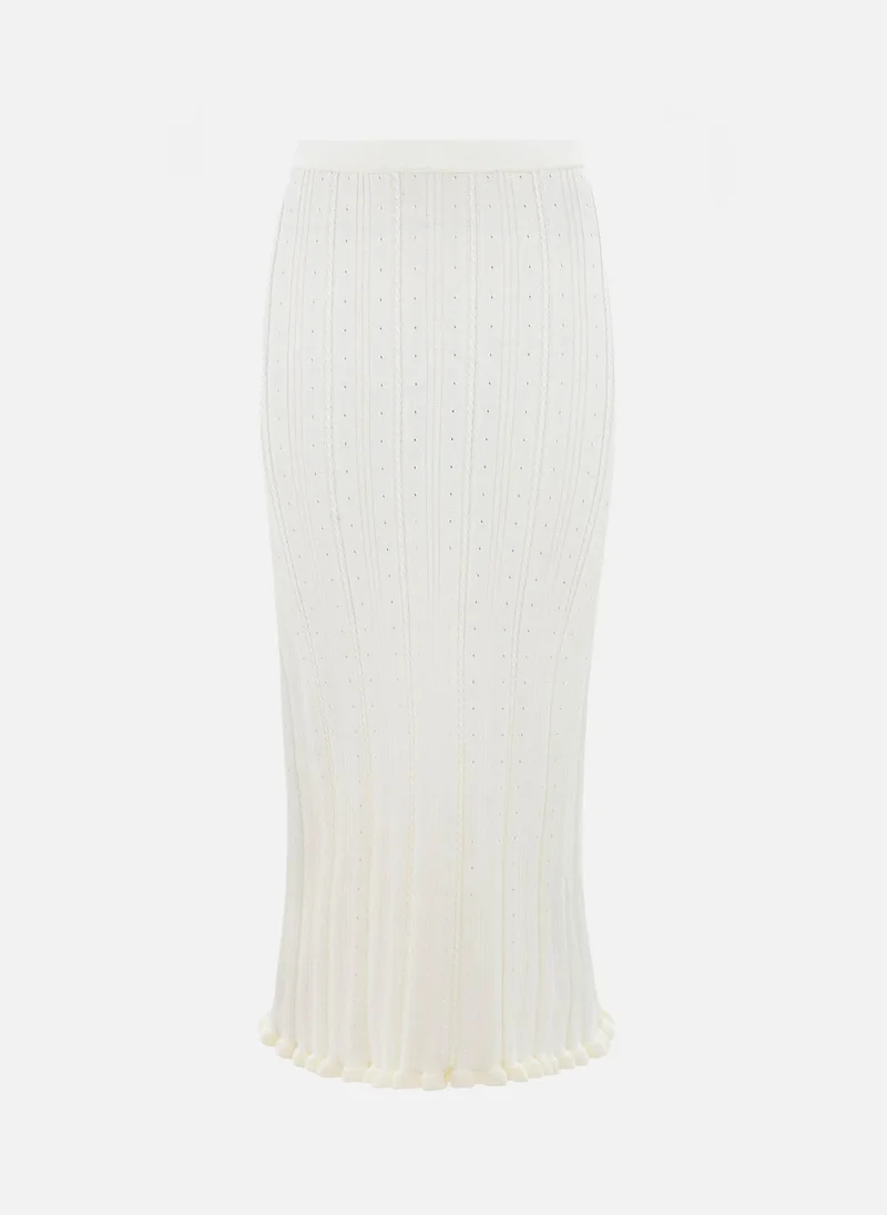 Lichi  Openwork knitted midi skirt for Women | Best Price UAE