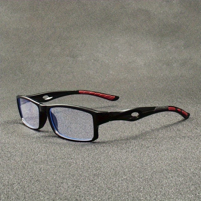 3 Pairs of Reading Glasses With Retro Square Frame And Yellow Red Accents For Daily Use - Image 5