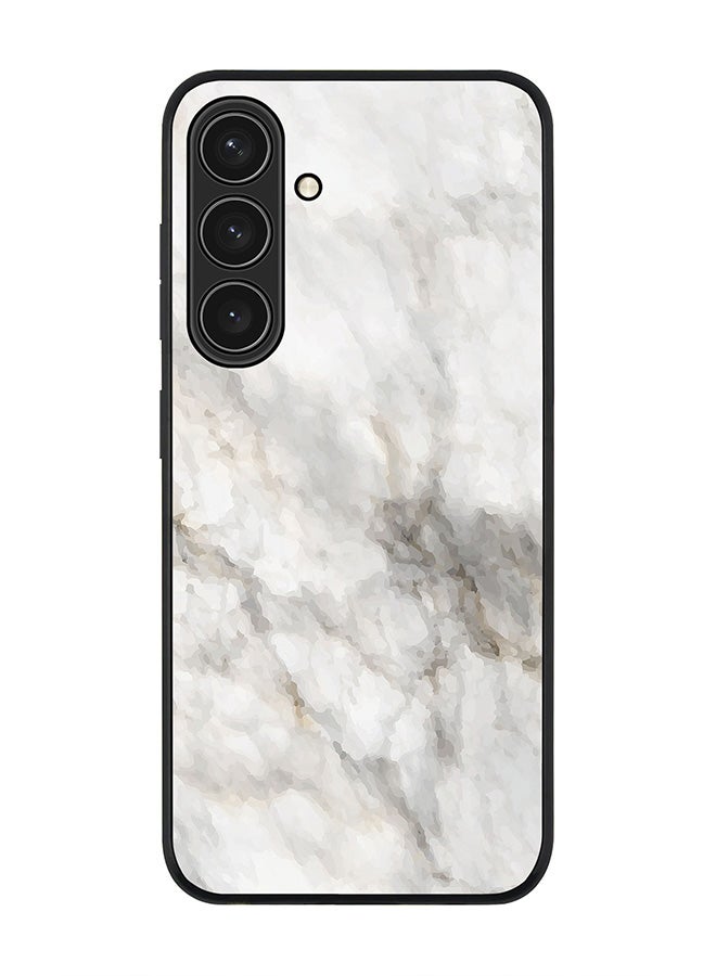 Stylizedd For Samsung Galaxy S25+ / S25 Plus 5G Case,Slim fit Camera Protection, Shockproof Thin Phone cover  - Marble Print Beige Grey - Image 1