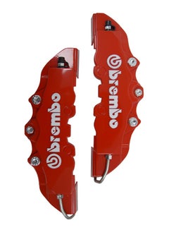 Al Khateeb Universal Car Brake Disc, Caliper Cover, Red 2Pcs 