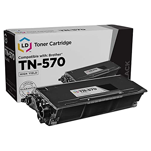 LD Products Compatible Toner Cartridge Replacement for Brother TN-570 TN570 High Yield (Black) for DCP-8040, DCP-8045DN, HL-5100, HL-5140, HL-5150DLT, HL-5170N, MFC-8120, MFC-8220, MFC-8440, MFC-8640D - Image 1