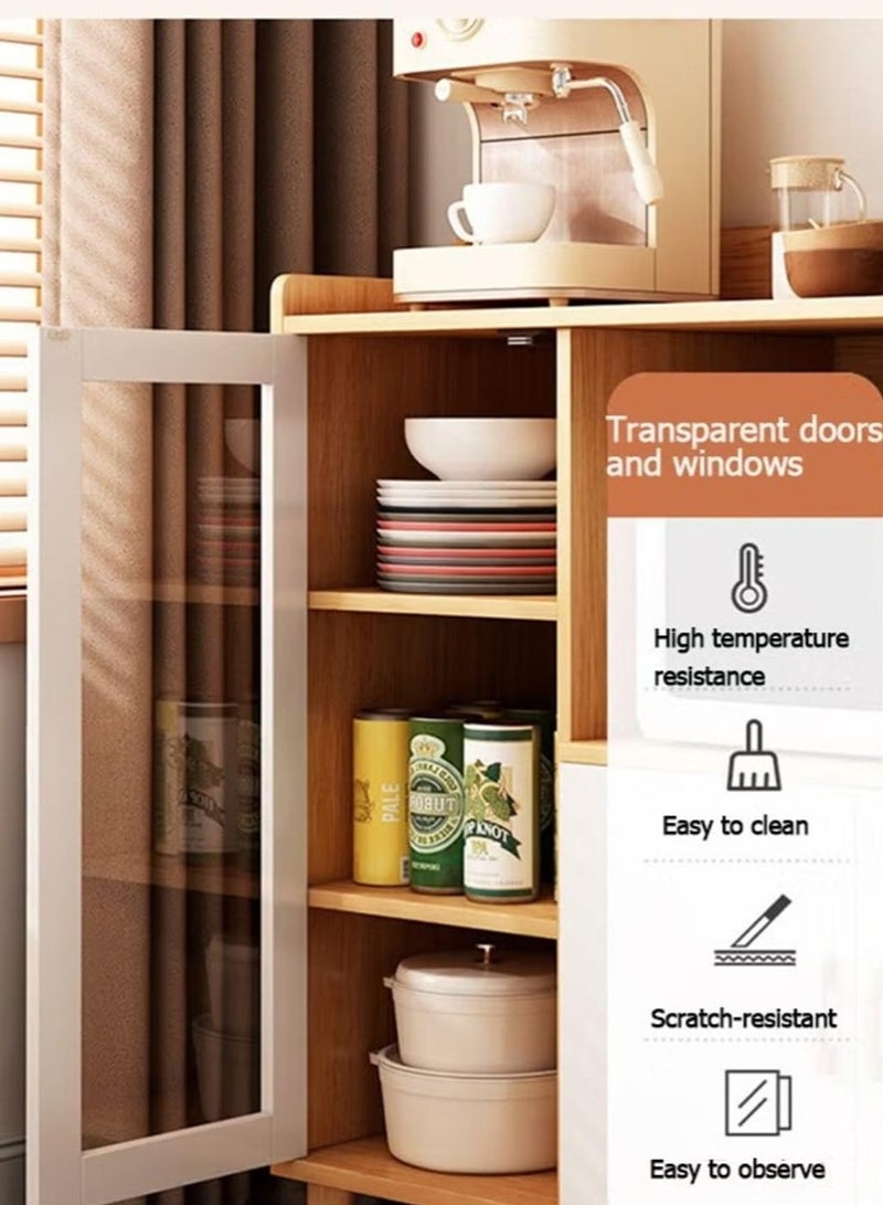 AGD Storage Cabinets , Coffee Corner Cabinets , with large storage capacity and variety, Coffee Corner Side Cabinet Storage Cabinet for Kitchen, Buffet Table, and Console Table for Entryway, Dining Room, Living Room - Image 4