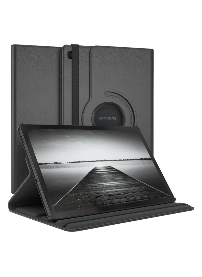 ELTRAZONE 360 Degree Rotating Stand Auto Sleep Wake Folio Leather Smart Cover for Samsung Galaxy Tab S7 FE 12.4-Inch (SM-T730) – Premium Protective Case with Adjustable Viewing Angles, Slim Design, and Auto Sleep/Wake Feature - Image 1